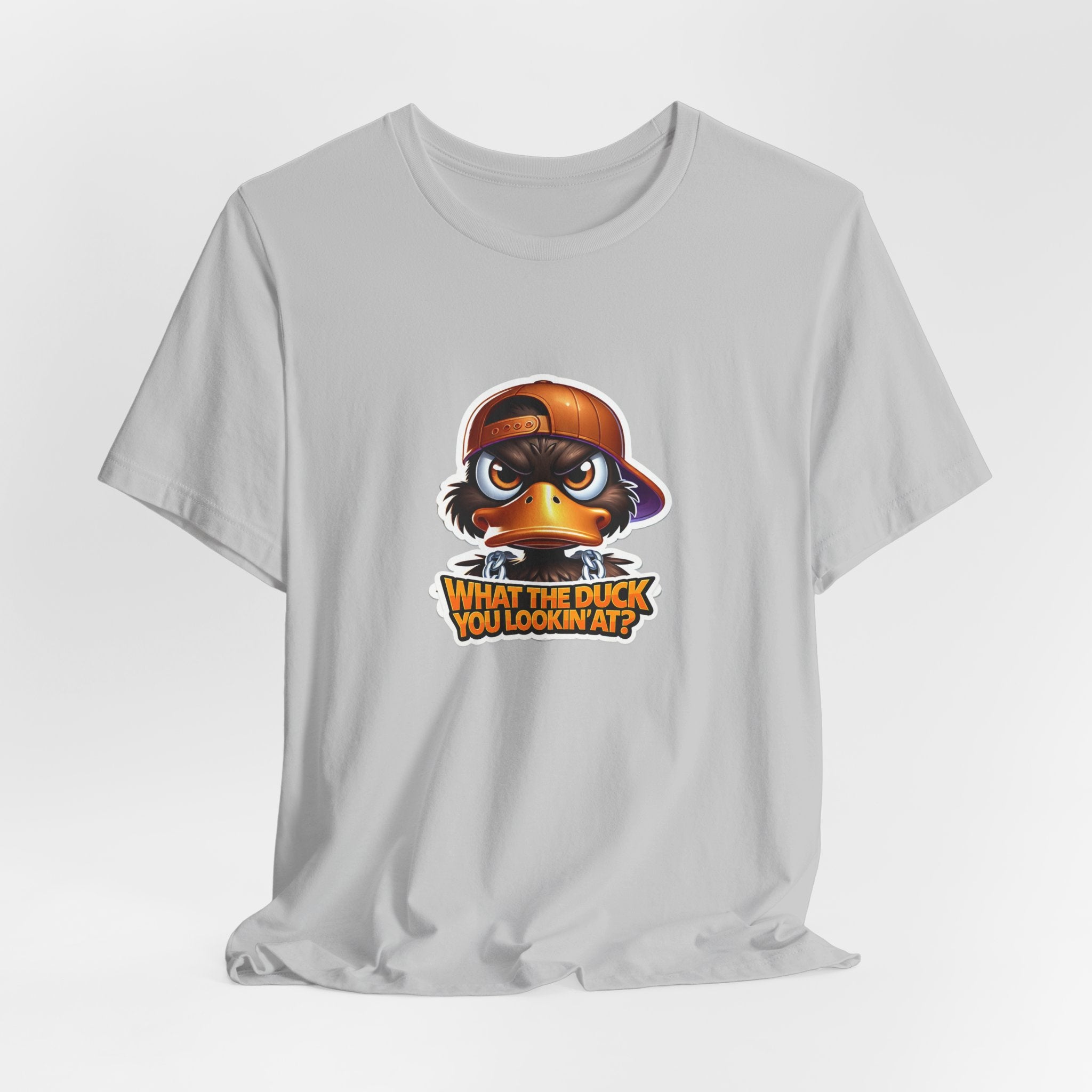 What The Duck You Lookin At? Duck Face Graphic Tee | Cute Cartoon Duck T-Shirt