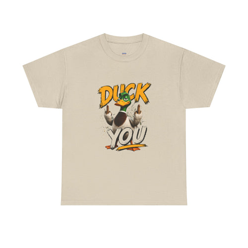 Duck You Graphic Tee — Funny Duck Middle Finger T‑Shirt
