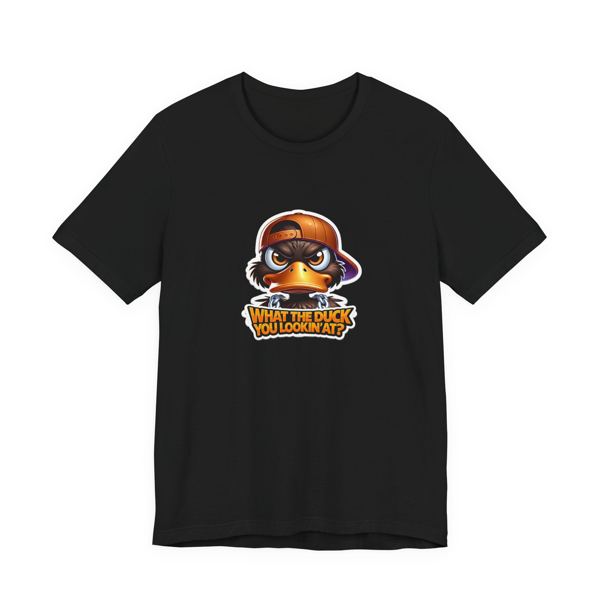 What The Duck You Lookin At? Duck Face Graphic Tee | Cute Cartoon Duck T-Shirt